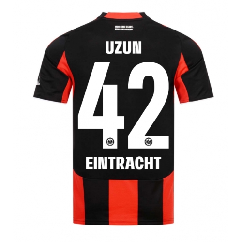 Billige Fotballdrakt Eintracht Frankfurt Can Uzun #42 Replika Hjemmedrakt 2025-26 Kortermet Billige Fotballdrakt Eintracht Frankfurt Can Uzun #42 Replika Hjemmedrakt 2025-26 Kortermet